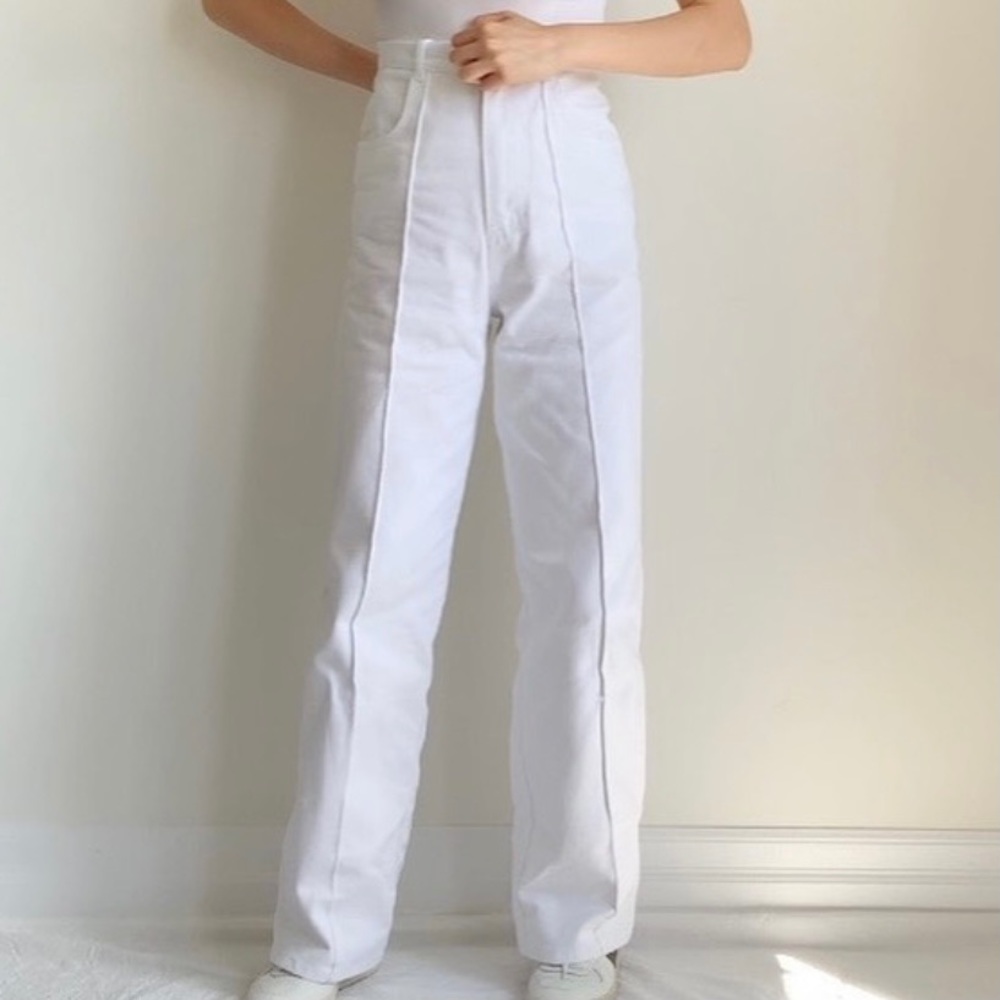 LISA SAYS GAH Robyn Jeans White - Picture 5 of 7
